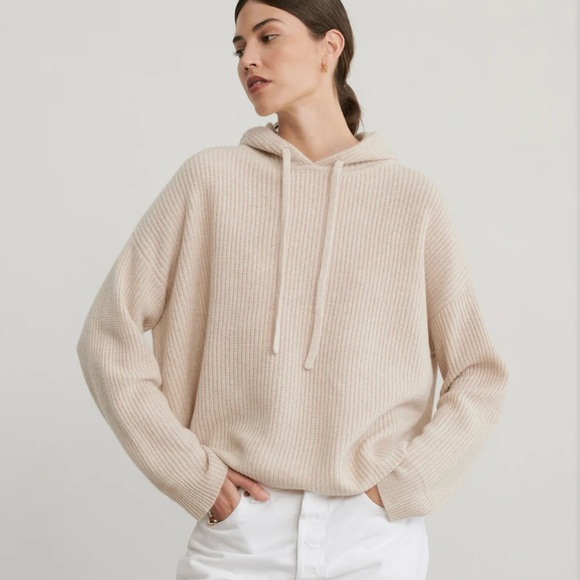 JENNI KAYNE Cashmere Fisherman Hoodie new NWT